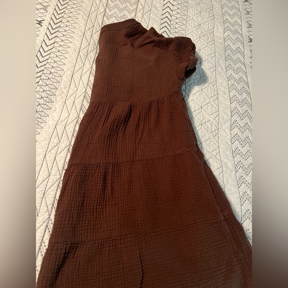 Women’s promesa blouse top small brown with pockets - Picture 6 of 7